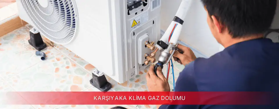 Karşıyaka İlçemi Mitsubishi Electric Klima Gaz Dolumu